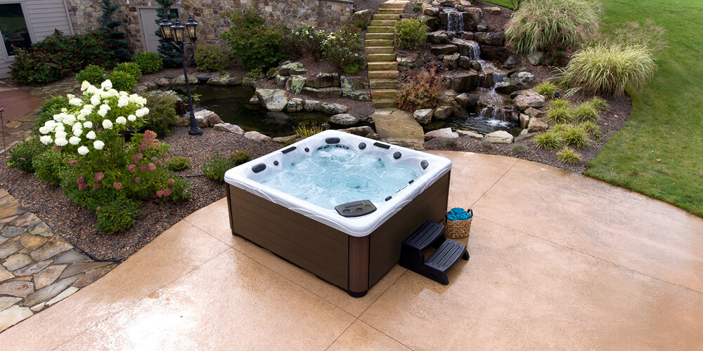 Heritage Series hot tub by Legacy Whirlpool.