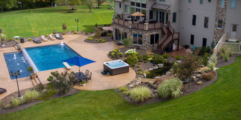 Heritage Series hot tub by Legacy Whirlpool.
