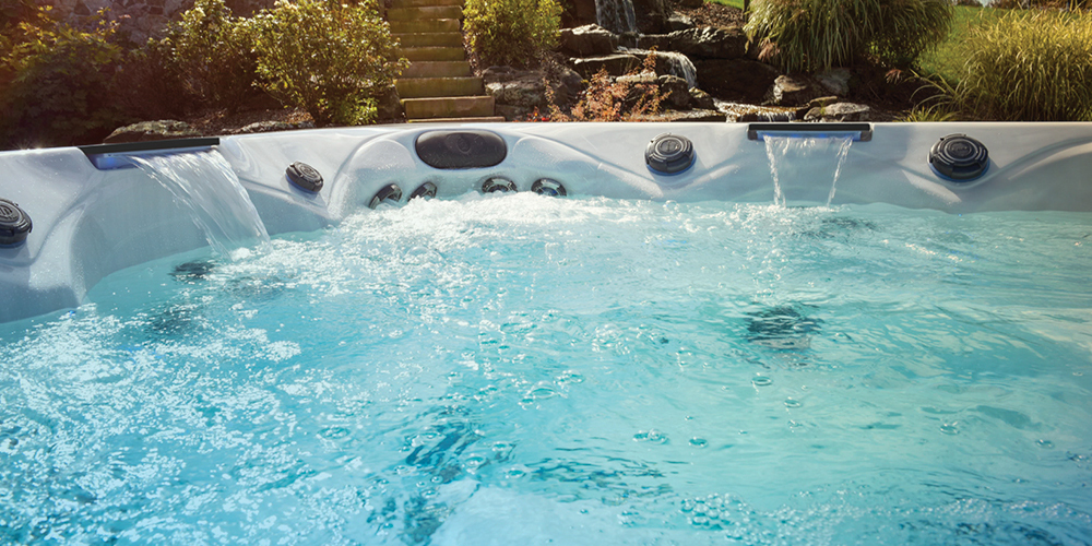 Heritage Series hot tub by Legacy Whirlpool.