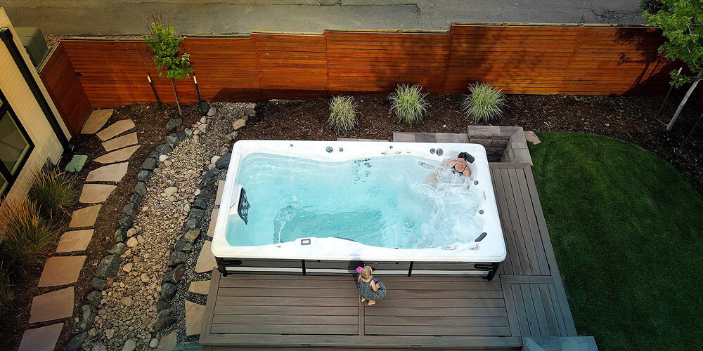 Legacy Whirlpool LW 15 swim spa.