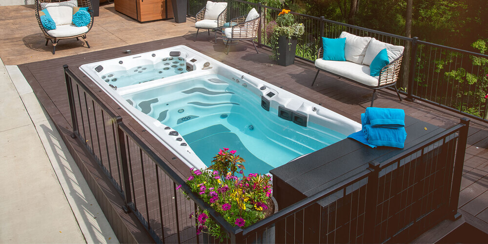Legacy Whirlpool X-Trainer swim spa.